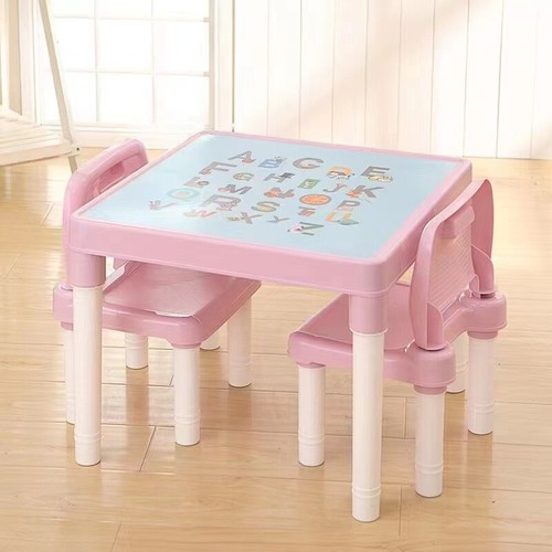 Kids table and chair set - and, abc
