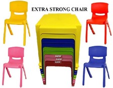 STRONG KIDS PLASTIC TABLE AND