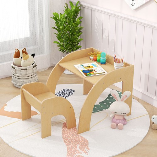 Wooded toddler table - table, and
